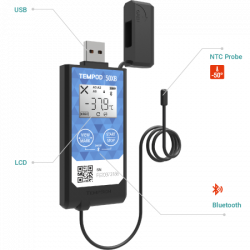 TEMPOD 50XB Enregistreur température Bluetooth sonde... 2