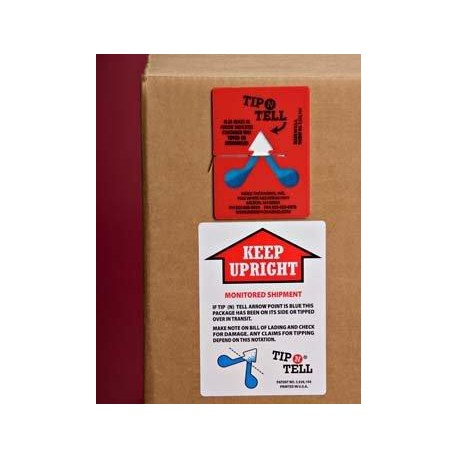 TIP-N-TELL indicateur de renversement