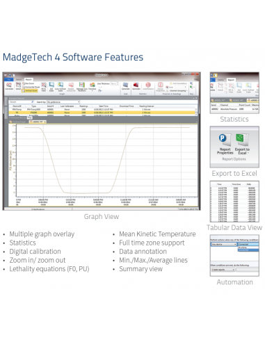 PR140 Enregistreur pression pour autoclaves,...