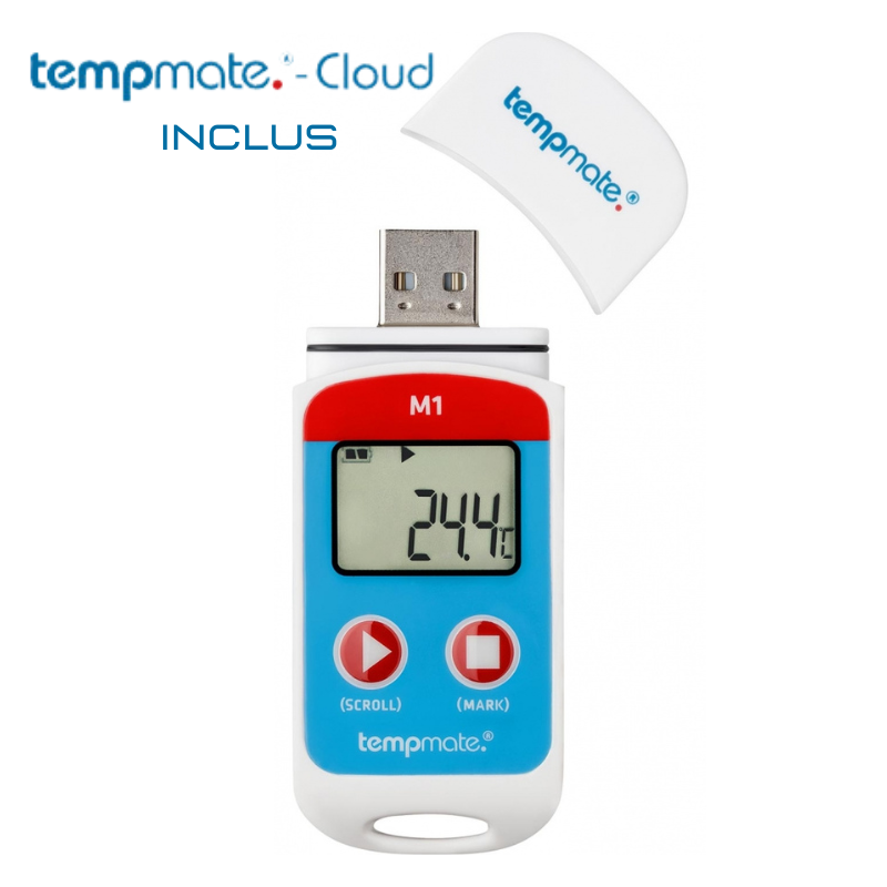 Enregistreur de température USB étanche -35°C +80°C - ,  achat, acheter, vente