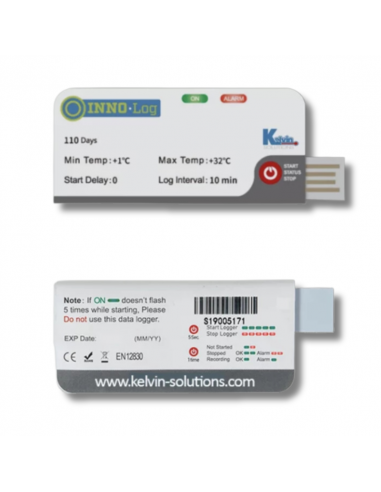 Innolog SU enregistreur de température usage unique 110 jours