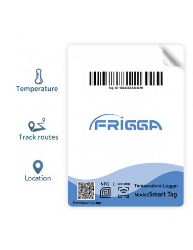 Smart Tag NFC enregistreur température usage unique