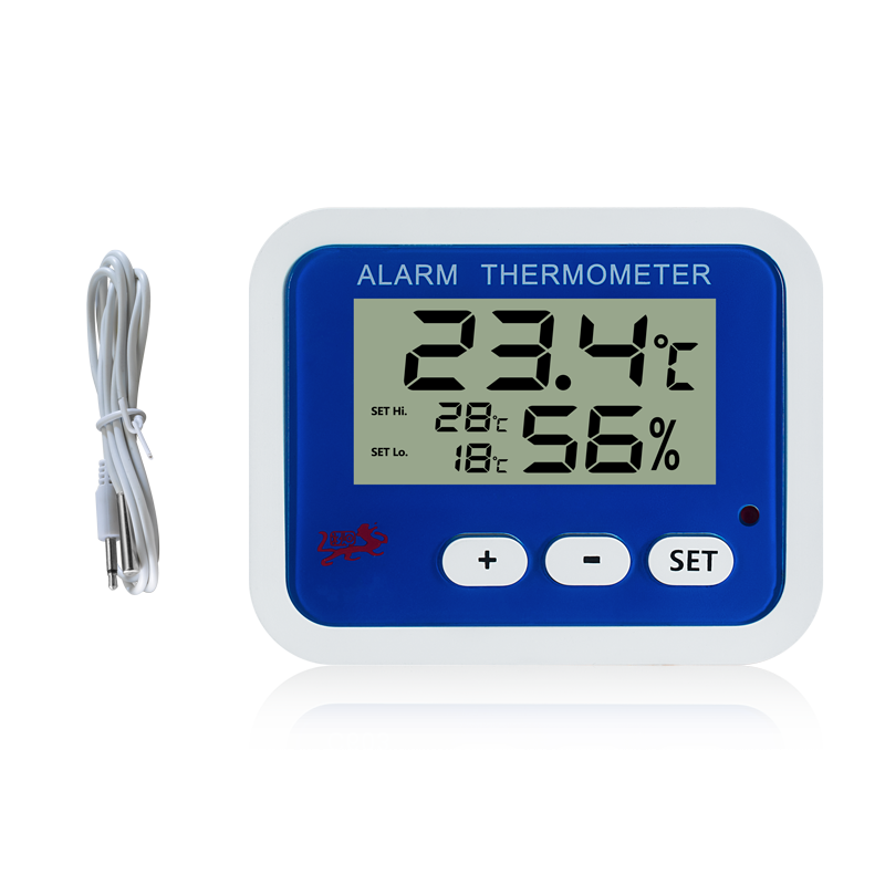 Thermomètre Hygromètre digital sonde externe avec alarme E603