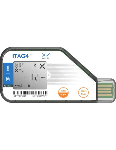 ITAG4 BT Enregistreur de température Bluetooth...