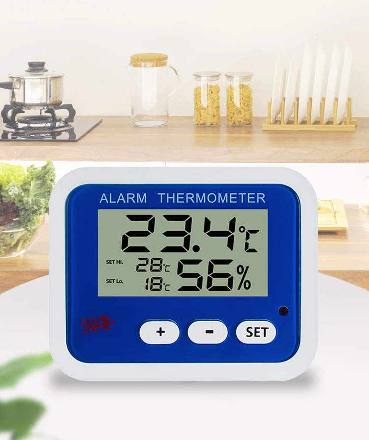 Thermomètre et hygromètre électronique sans fil, capteur à absorption  magnétique, détecteur de température et d'humidité pour voiture et maison -  AliExpress